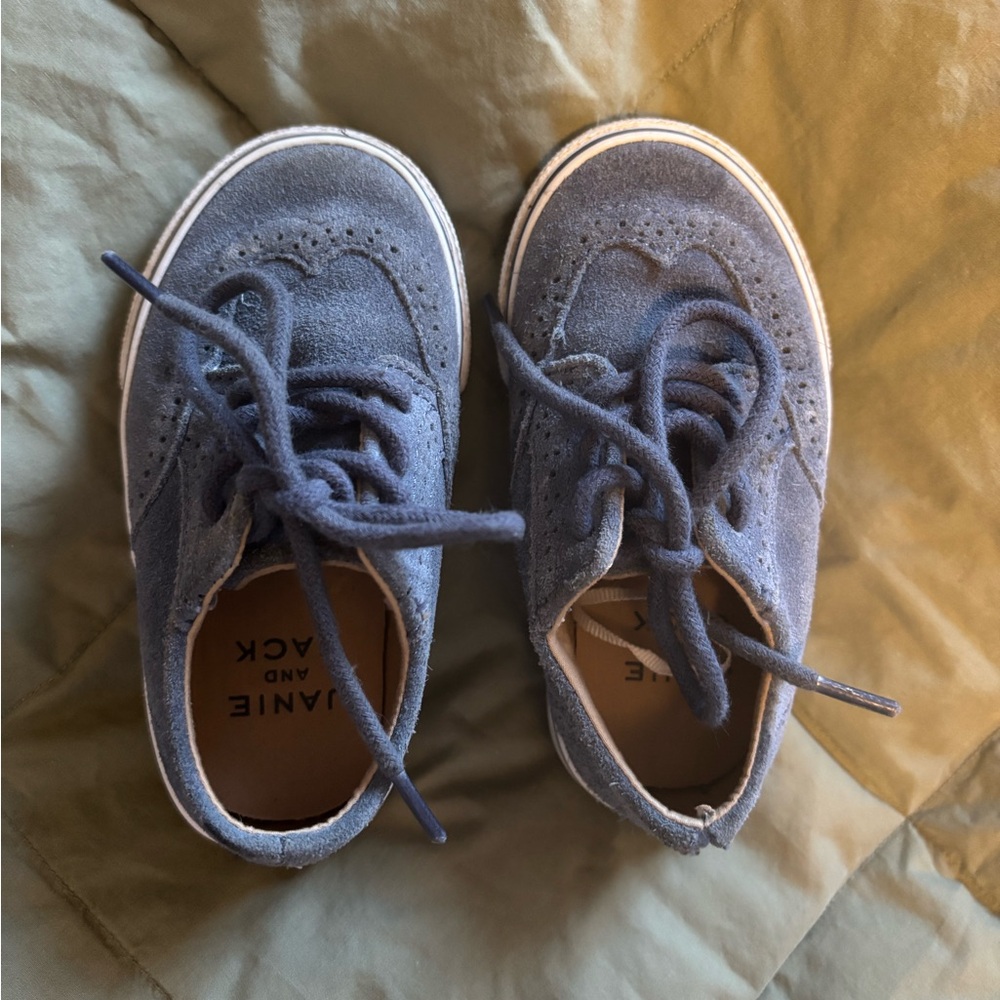 Janie and Jack Blue Dress Shoes Timeless Sophistication